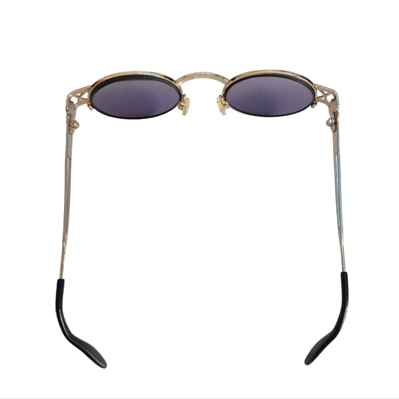 PALOMA PICASSO x VINTAGE 8410 290 Gold rim glasses 90s round sunglasses - Picture 4 of 16